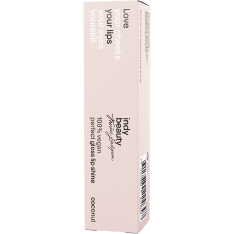 Indy Beauty Lip Shine Coconut 10ml Box